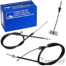 3xATE HANDBREMSSEIL HINTERACHSE passend für NISSAN MICRA 3 mit TROMMELBREMSE
