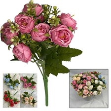 Fiori di simulazione nordica eleganti e stravaganti in tessuti di stoffa nappata