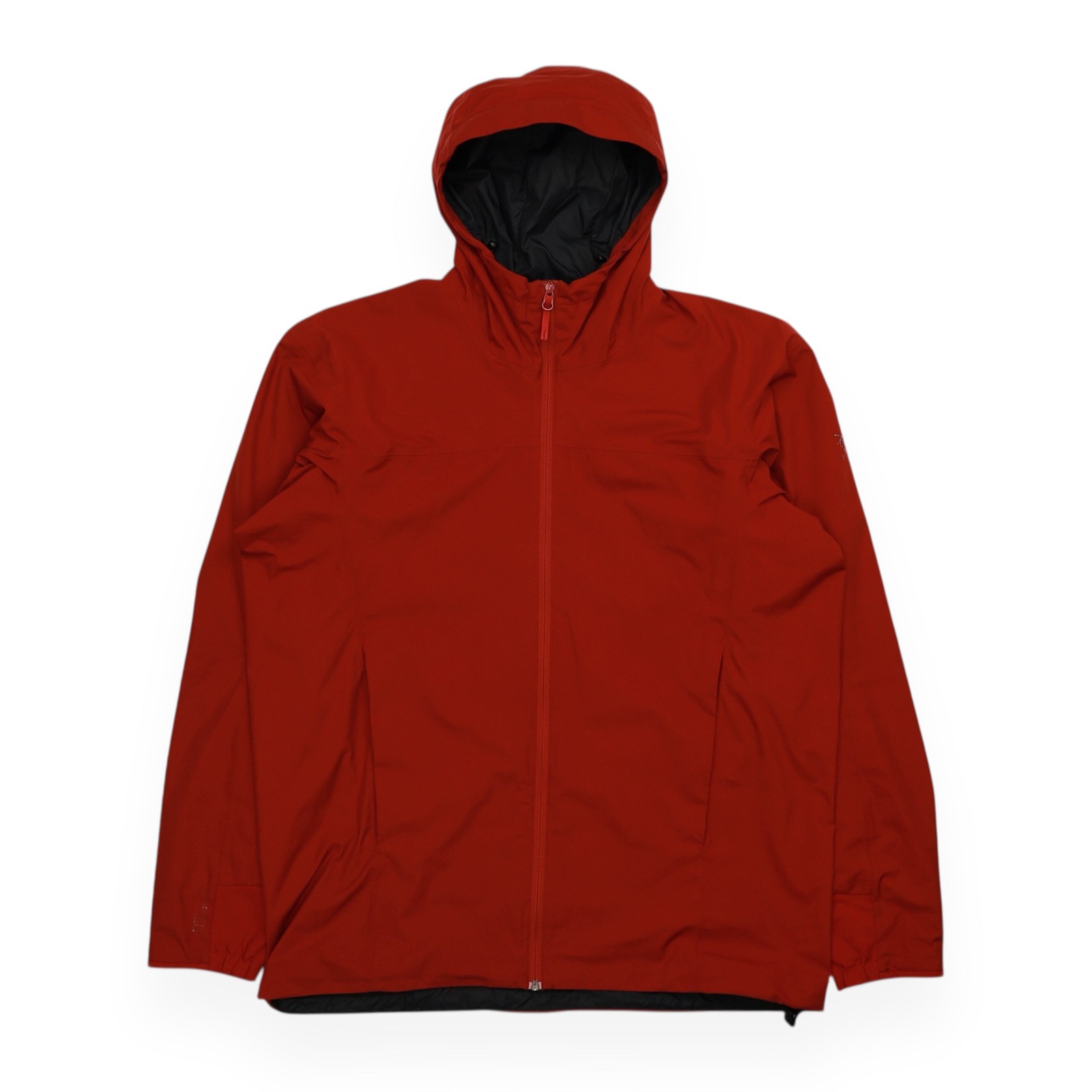 Giacca con cappuccio Arc'teryx Solano Gore Windstopper taglia media rossa
