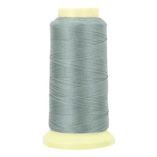 Bonded Thread, 0.4 mm 550 Yards Polyester Sewing Cord for Tassels, Light Gray