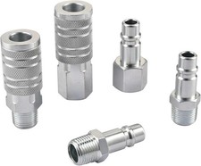 1/2"NPT Air Hose Quick Connection Accessory Set2Pcs High Flow Air Coupler and...