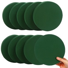 Large Round Wet Green Floral Foam Bricks Flower Arrangement 8 Inch 10PK