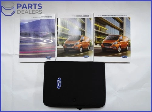 GENUINE FORD TRANSIT CUSTOM 2018-2023 OWNERS MANUAL HANDBOOK SERVICE BOOK PACK