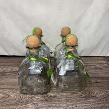 Lot of 4 Patron Silver Tequila Empty Bottles ...