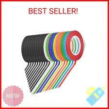 selizo 20 Rolls 1/8 Whiteboard Tape Line, 3mm Thin Tape for Dry Erase Board, Pin