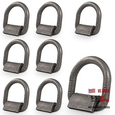 1/2" Heavy Duty Weld-On Forged D Ring with MBS:12,000 lbs, D-Ring Tie Down