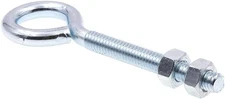9066630 Eye Bolts With Nuts 5/16 In.-18 X 4 In. Zinc Plated Steel 20 Pack