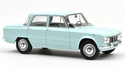 Diecast Vehicles 1:18 Scale Norev Alfa Romeo Giulia Ti 1964 Blue