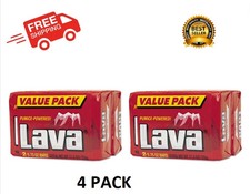 Lava Heavy-Duty Hand Cleaner Bar Soap, 5.75 oz 2 value pack total 4