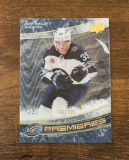 2022-23 Upper Deck UD Ice Premieres Blue #181 Jeff Malott /399 Rookie Jets RC