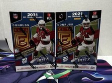 2021 Panini Donruss Elite Blaster Box NFL Football Cards LOT OF 2