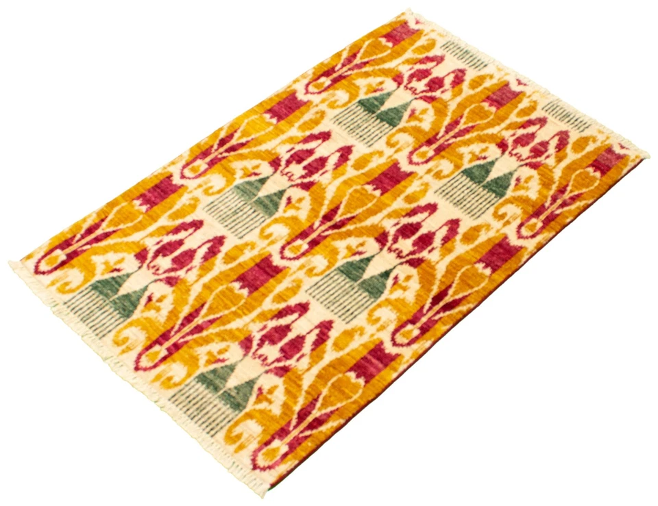 4'0" x 6'2" Hand Knotted Area Rug Traditional Oriental Wool Carpet - Image 4 of 4