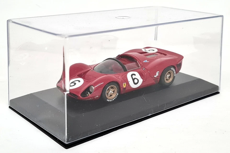 Coche de metal blanco AMR Annecy Miniatures 1/43 Ferrari 330 P4S #6 marcas escotilla '67 Foto 2 de 4