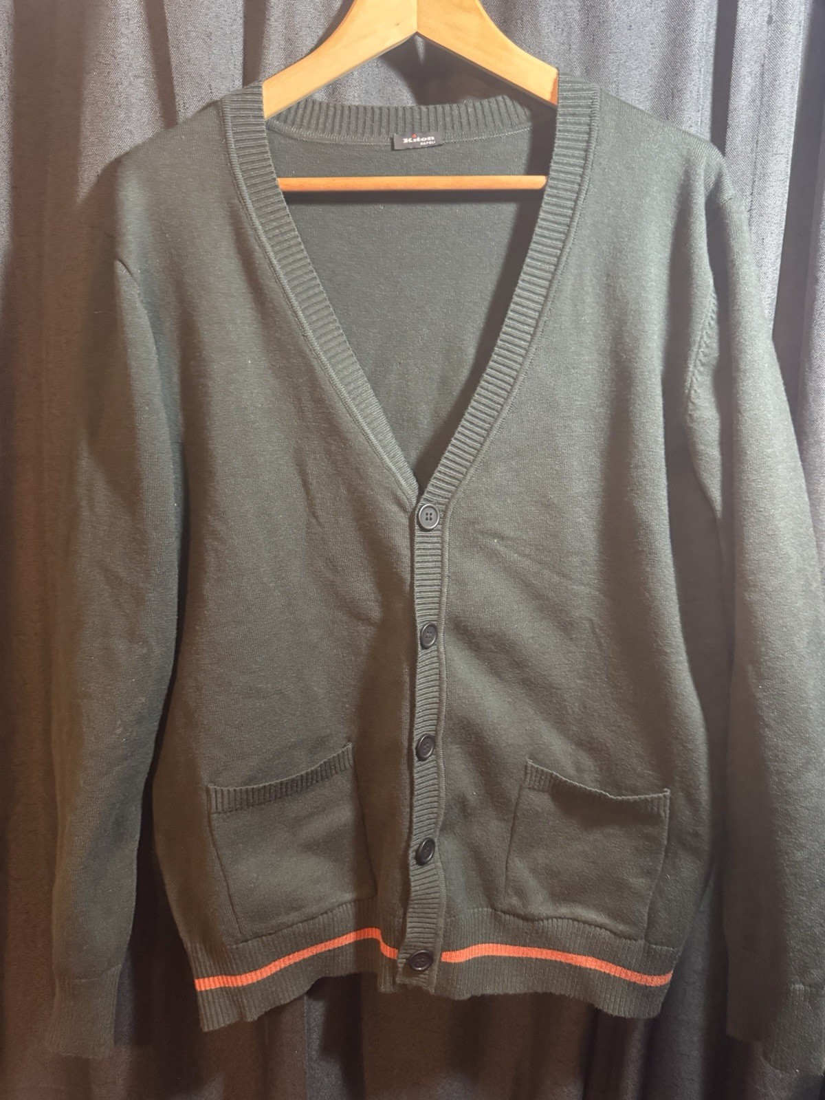 Kiton Napoli Men’s Cardigan Cashmere Sweater Size L
