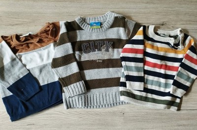 3 Pullover Jungs, Größe 74 und 80