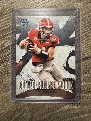 2025 Bowman University Chrome - College Rule PlayBook Gunner Stockton #CRP-4...