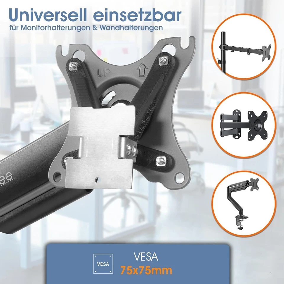 HP M27h, M24h, 524sh, 527sh Monitor VESA Adapter - 75x75mm - Bild 4 von 4