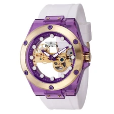 INVICTA 44397 SPEEDWAY PURPLE AND GOLD WITH MECHANICAL BRIDGE MOVEMENT