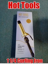 HOT TOOLS Curling Iron (1.25”) – Pro Signature, 24K Gold, Temp Control