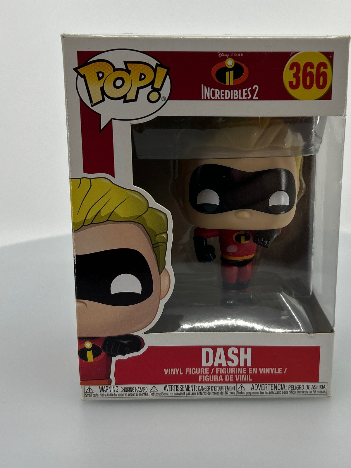 Funko Pop! Disney Pixar The Incredibles 2 Dash #366 Vinyl Figure Damaged Box
