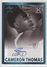 2021-22 Leaf Memories 1960 Base Platinum Spectrum 99/99 Cameron Thomas Auto 0z91