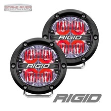 Rigid Industries 360 Series 4 Led Off Road Light Red Backlight Pair 36116 Rigid Industries 360 Series 4 Led Off Road Light Red Backlight Pair 36116