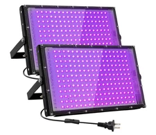 200W LED Lights for Glow Party IP65 Waterproof UV Blacklight Floodlight 395nm...