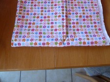 Jersey Stoff rosa mit Blüten,  1.00 x 1,50, neu