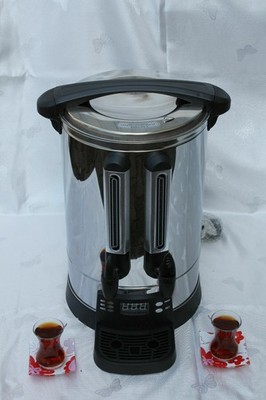 Teemaschine Elektrischer Teekocher Semaver Samowar Digital Display 8-20L   