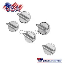 5Pcs W10594481 Gas Range Control Knob Replacement for Whirlpool WPW10594481 US