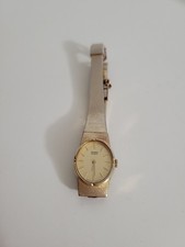 Vintage SEIKO 1400-5219 Gold Tone Quartz Women's Watch New Battery Running
