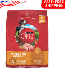 Purina ONE Chicken and Rice Formula Dry Dog Food - 8 lb. Bag