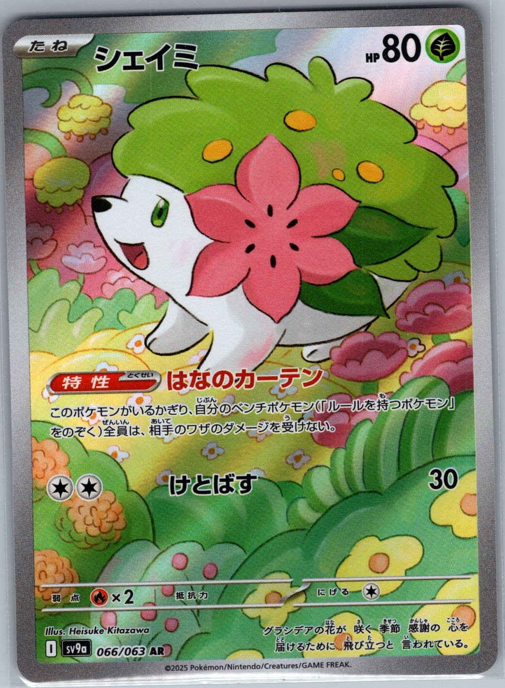 Shaymin 066/063 Japanese SV9a: Heat Wave Arena - Pokemon Card - NM