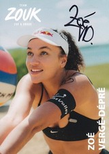 Zoé VERGE-DEPRE - Schweiz, Bronze EM 2024 Volleyball, Original-Autogramm!
