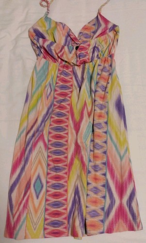 Damen Sommer Kleid Esprit Gr. M/ Bunt Kurz - Bild 3 von 8