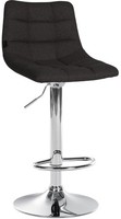 Barhocker Jerry Stoff Chrom Schwarz