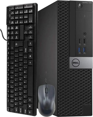 Dell OptiPlex 7040 Desktop SFF i5-6500 8GB RAM 256GB SSD Adapter Keyboard &