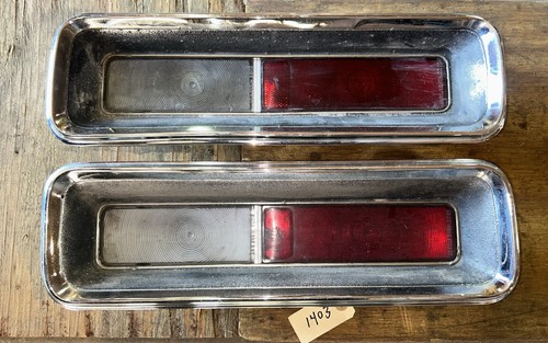 67 Camaro Original Taillights Nice Survivors  - Picture 1 of 4