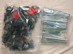 K'NEX SHARK RUN ROLLER COASTER 100% Complete Still in Bags w/ BOX & MANUAL KNEX