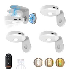 Picture Lights for Wall Wireless with Magnetic,2000mAh White-4 PACK