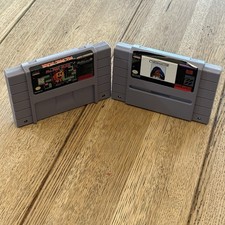 Ms. PAC-MAN & Chessmaster (lot Of 2) Super Nintendo SNES Game Cartridge