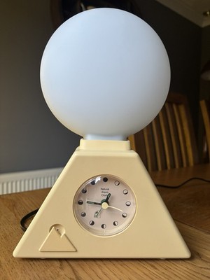  Vintage Retro Sonnenaufgangswecker BioBrite NM2 90 s Dawn Simulator SAD funktionstüchtig 