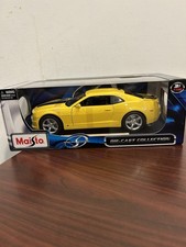 Maisto Special Edition 2010 Chevrolet Camaro SS RS 1/18 Scale Yellow NIB