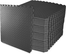 Puzzle Exercise Gym Flooring Mat, EVA Interlocking Foam Tiles Workout Mat for Ho