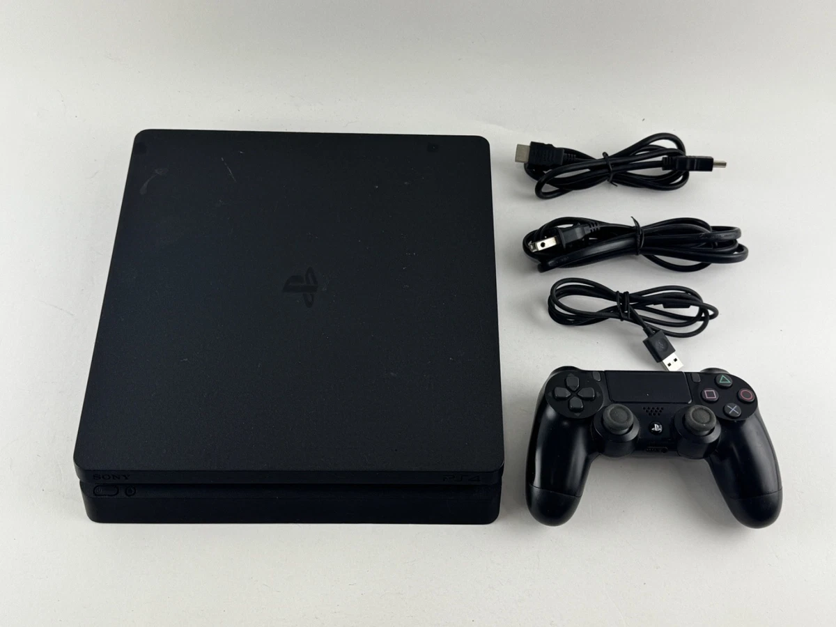 25+ Sony PlayStation 4 Slim Black HDMI Video Game Consoles for