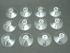 1 DOZEN Quality Large 1 3/4" Suction Cups Stained Glass 1-1/2" with Metal Hook