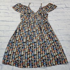 J Crew WOMEMS SIZE 4 Mercantile Floral Dress Lightweight Lined Multicolor 