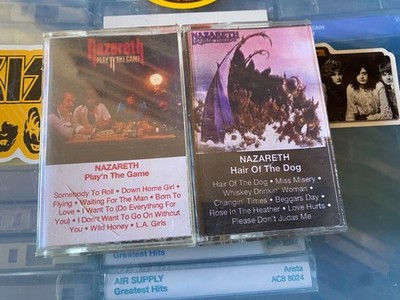 Nazareth *Hair Of The Dog *Play 'N The Game *2x cassette tape LOT *VG+