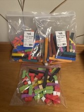 Cuisenaire Rods, plastic, set of 3