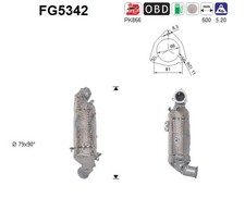 DPF | NEU | Ruß-/Partikelfilter, Abgasanlage | AS | FG5342 | 1650286080